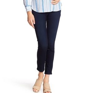 PAIGE Women's Maternity Skinny Jeans - Dark Blue
